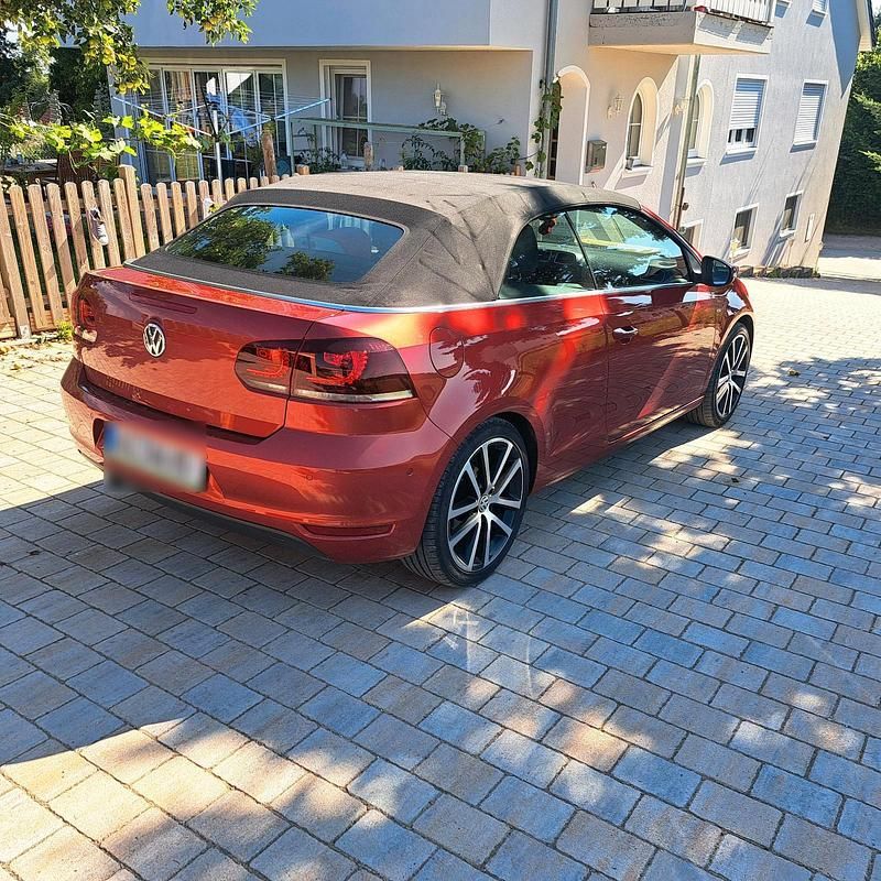 Gebraucht VW Golf Cabriolet Cup 105 PS (77 kW) 2014 Rot Cabrio