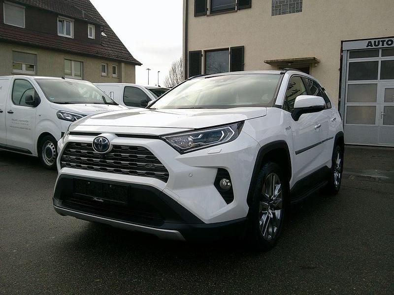 Weiß Gebraucht 2021 Toyota RAV4 Hybrid Lounge SUV | 27.640 € (Superpreis) - Bild 1/4