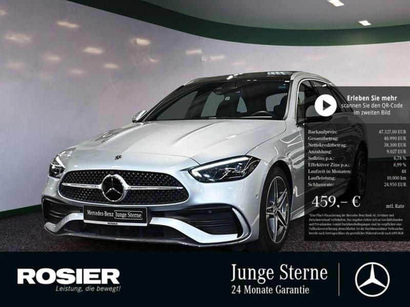 Silber / hightechsilber Gebraucht 2024 Mercedes C300 Advanced Plus Kombi | 47.327 € (Etwas zu teuer) - Bild 1/4