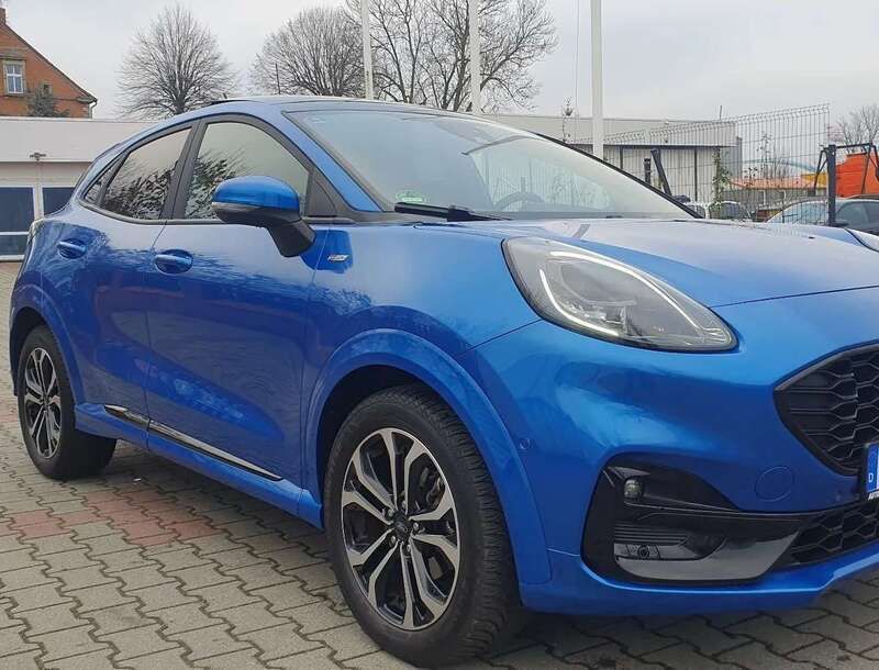 Blau Gebraucht 2020 Ford Puma ST-Line X SUV | 12.550 € (Superpreis) - Bild 1/4
