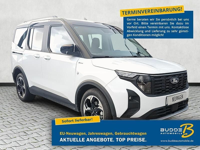 Frostweiß/dach schwarz Neu 2025 Ford Tourneo Courier Active Van / Kleinbus | 24.890 € (Guter Preis) - Bild 1/4