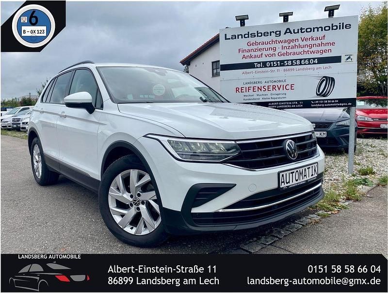 Pure white Gebraucht 2022 VW Tiguan Life SUV | 26.490 € (Fairer Preis) - Bild 1/4