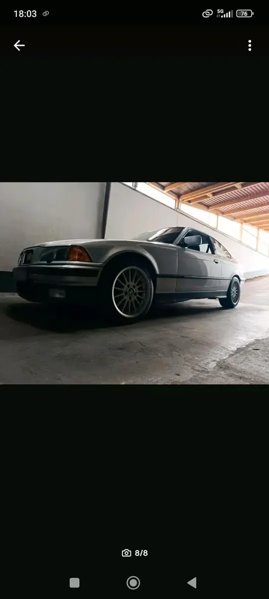 Gebraucht BMW 325 192 PS (141 kW) 1992 Silber Coupé