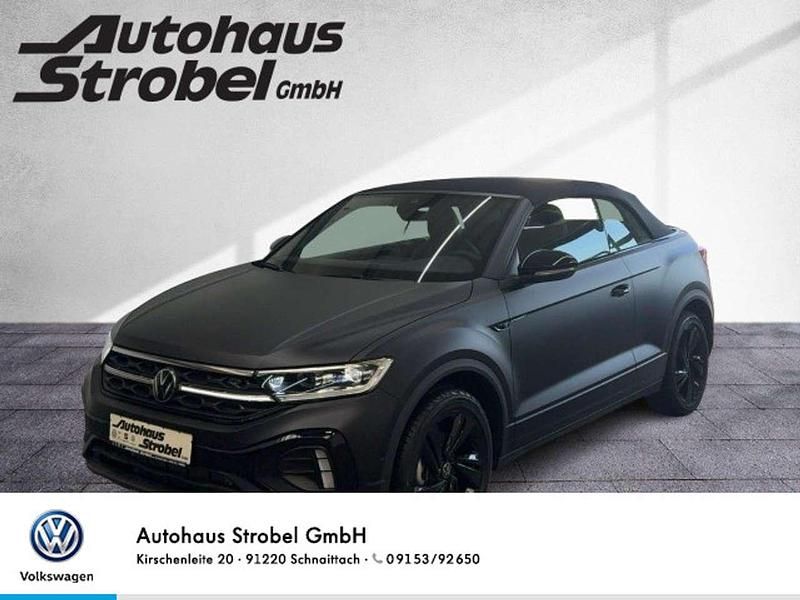 Deep black matt / schwarz Gebraucht 2025 VW T-Roc Cabriolet Edition Cabrio | 44.930 € - Bild 1/3