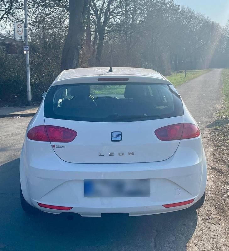 Gebraucht Seat Leon 86 PS (63 kW) 2009 Weiß Kleinwagen