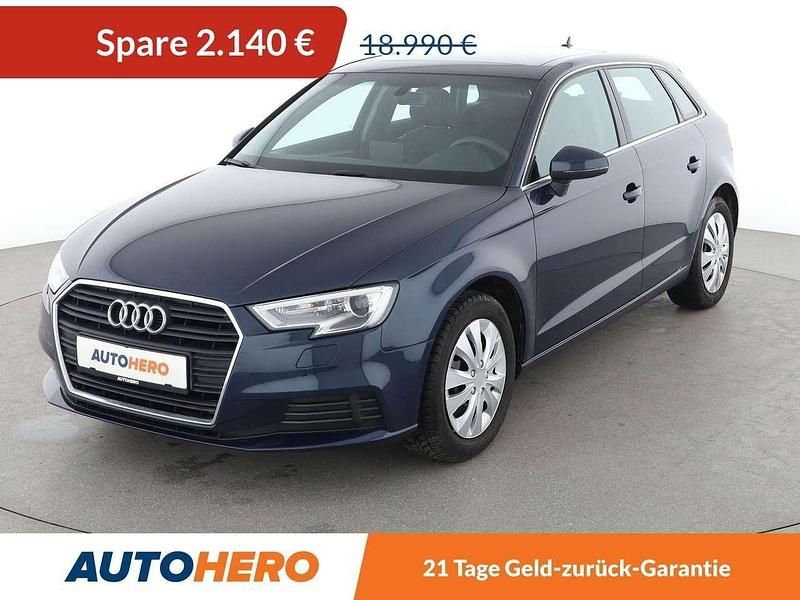 Blau Gebraucht 2017 Audi A3 Comfort Limousine | 16.850 € (Superpreis) - Bild 1/3