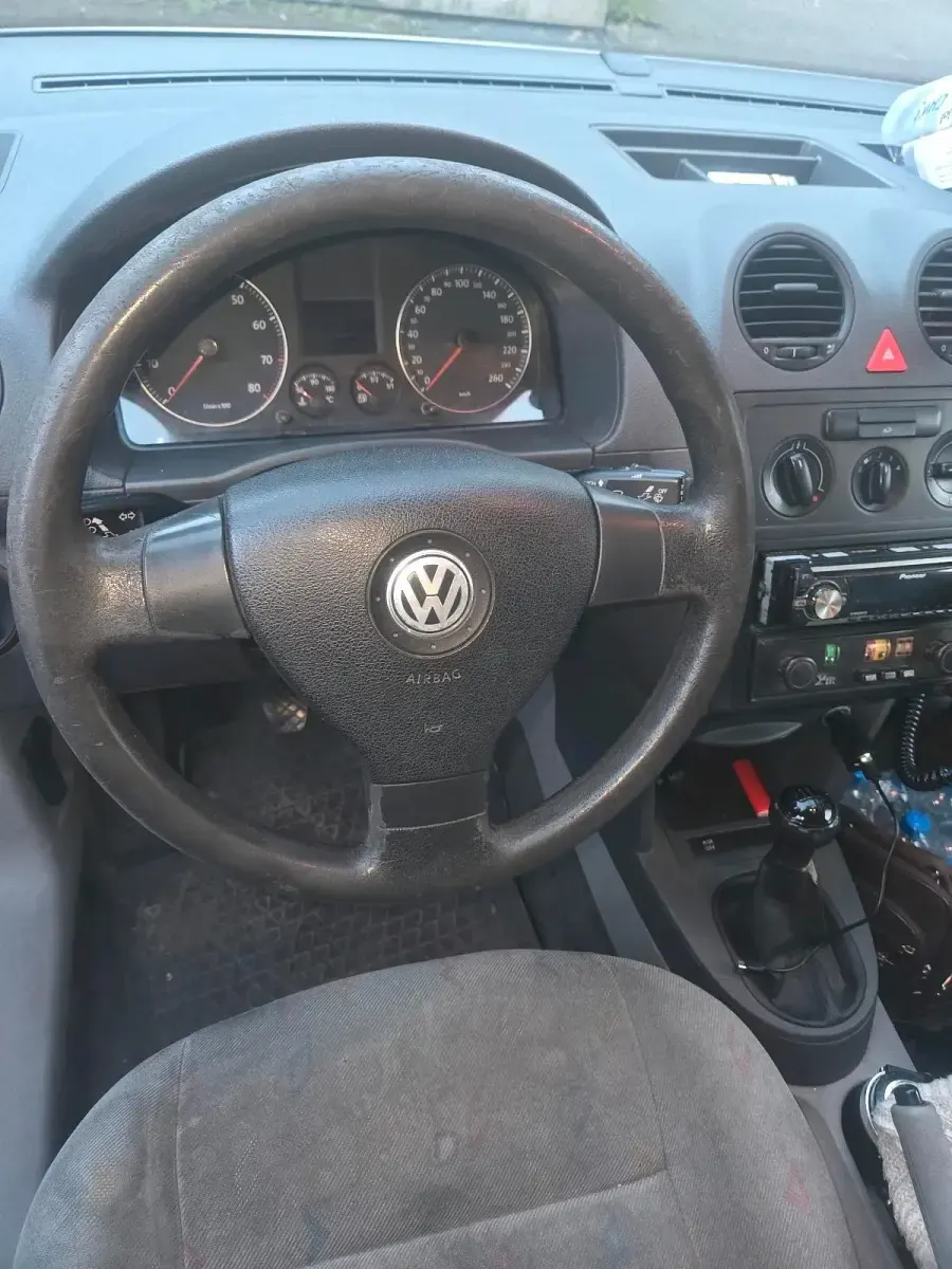 Gebraucht VW Caddy 109 PS (80 kW) 2009 Weiß Van / Kleinbus