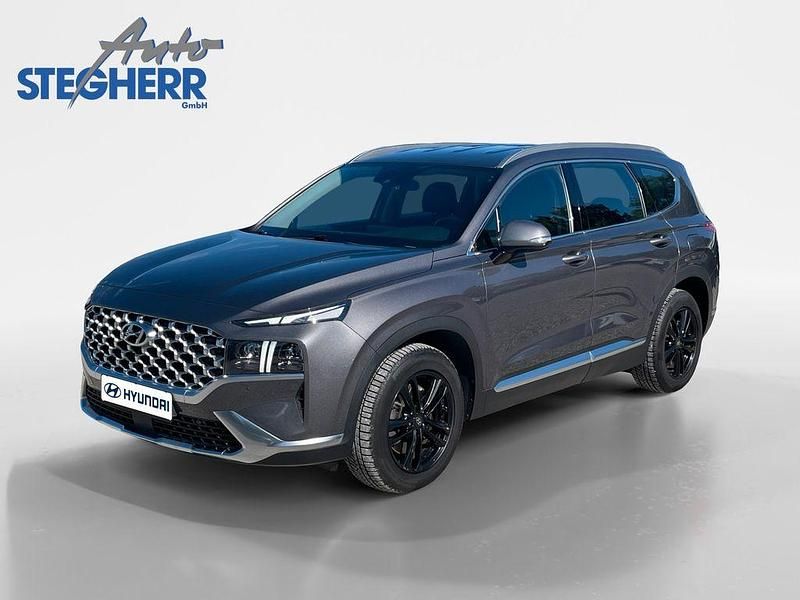 Grau Gebraucht 2022 Hyundai Santa Fe Trend SUV | 31.985 € (Guter Preis) - Bild 1/4