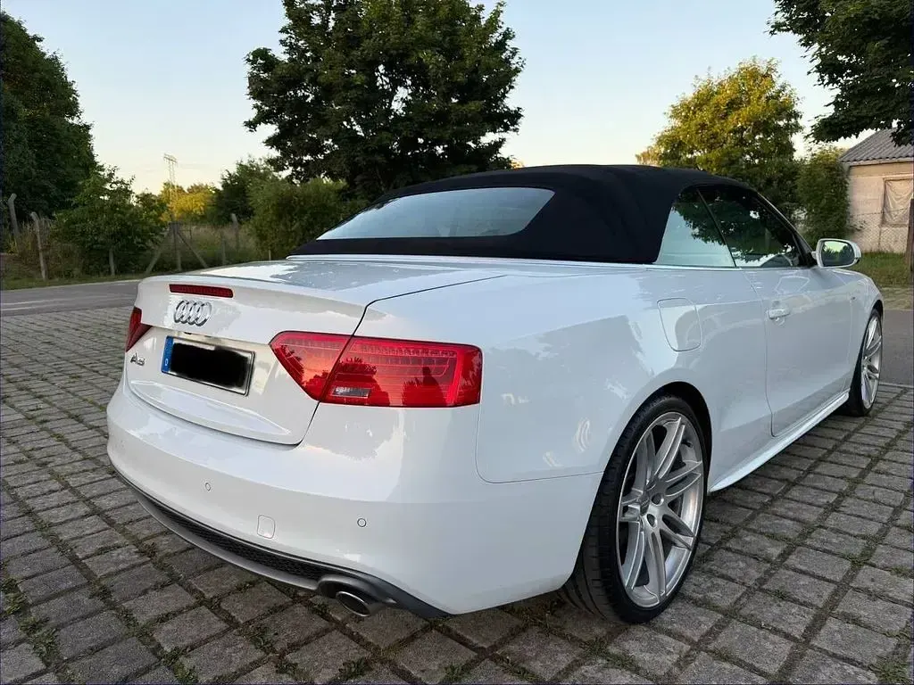 Gebraucht Audi A5 Cabriolet S-Line 245 PS (180 kW) 2012 Weiß Cabrio