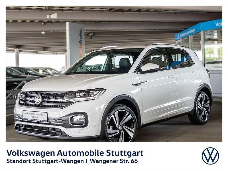 Pure white Gebraucht 2020 VW T-Cross R-line SUV | 19.330 € (Guter Preis) - Bild 1/4