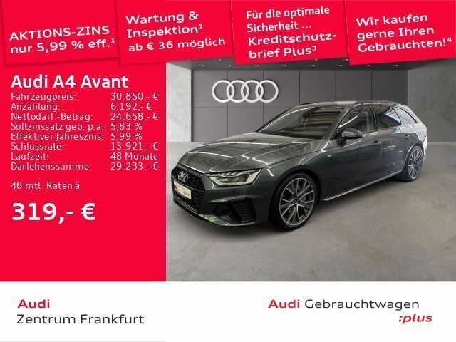 Daytonagrau perleffekt Gebraucht 2022 Audi A4 S-Line Kombi | 31.850 € (Fairer Preis) - Bild 1/2