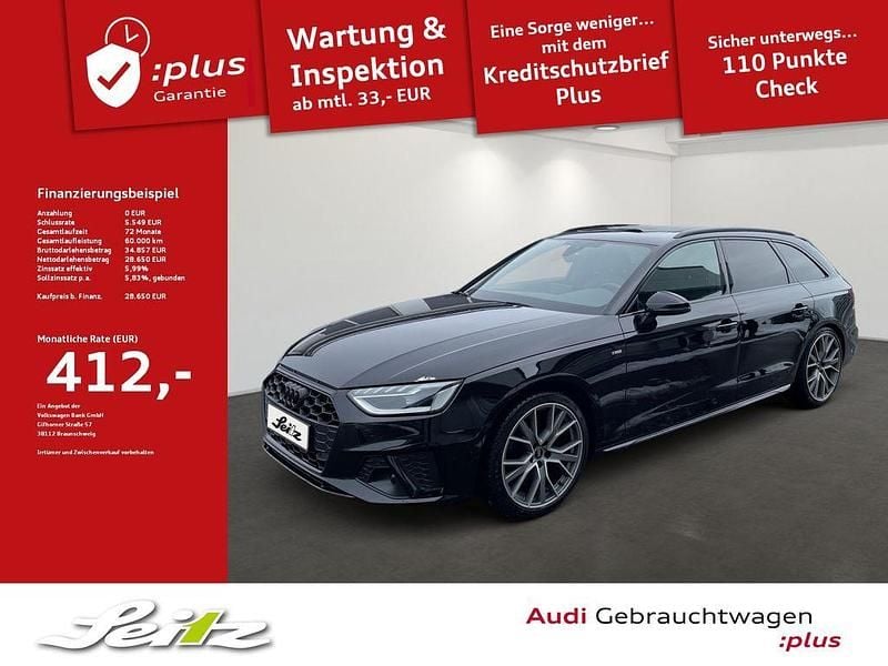 Gebraucht Audi A4 S-Line 150 PS (110 kW) 2022 Schwarz Kombi