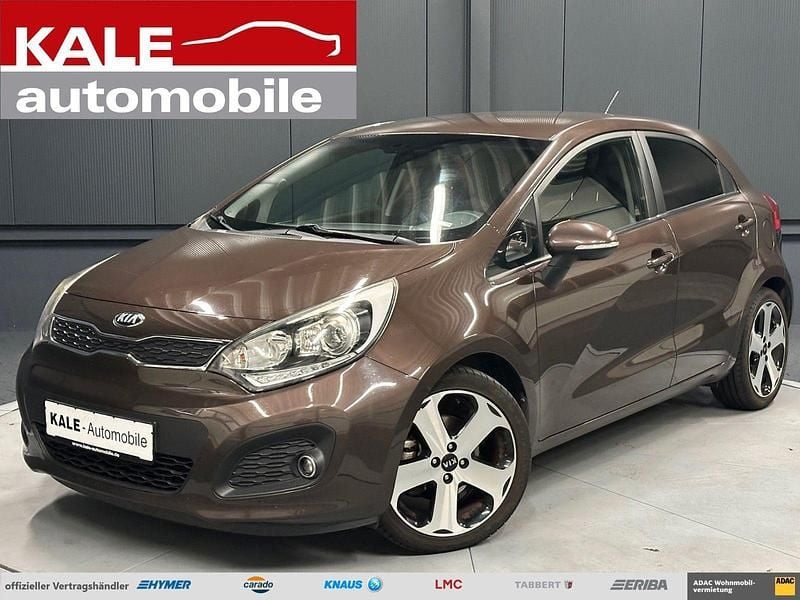 Braun Gebraucht 2012 Kia Rio 2 Kleinwagen | 3.651 € (Superpreis) - Bild 1/4