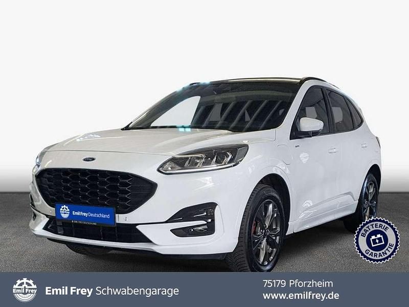 Weiß frozen white Gebraucht 2022 Ford Kuga ST-Line SUV | 22.850 € (Superpreis) - Bild 1/3