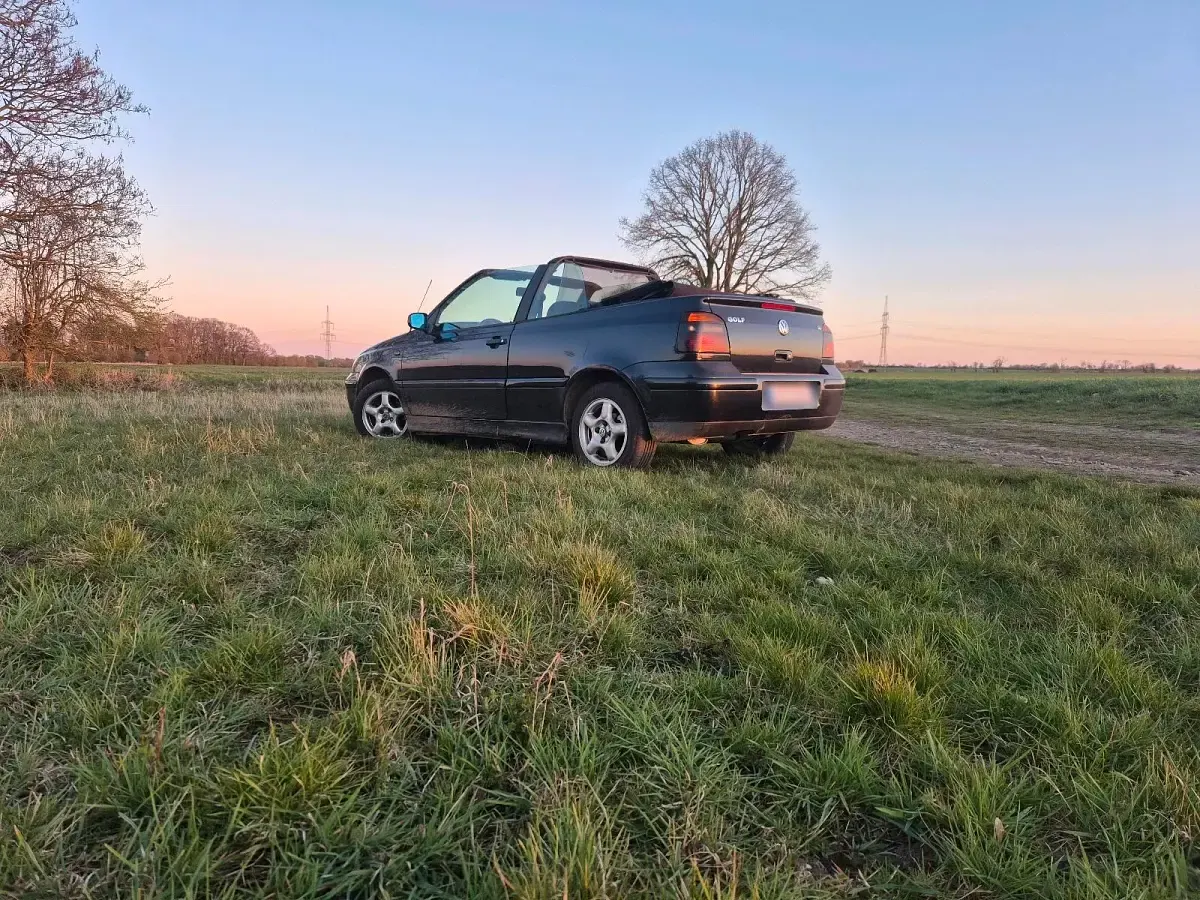 Gebraucht VW Golf Cabriolet 75 PS (55 kW) 1998 Blau Cabrio