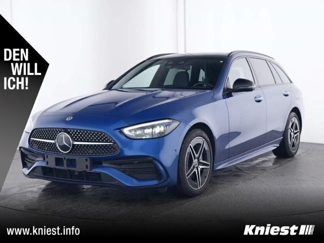 Blau Gebraucht 2023 Mercedes C300e AMG Line Premium Plus Kombi | 50.490 € (Teuer) - Bild 1/4