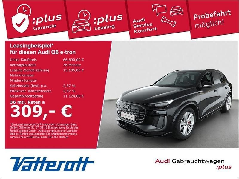 Schwarz Gebraucht 2025 Audi Q6 e-tron Performance SUV | 66.690 € (Guter Preis) - Bild 1/4