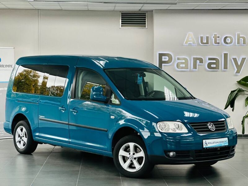 Gebraucht VW Caddy Maxi Life Team 102 PS (75 kW) 2010 Lambadagrün Van / Kleinbus
