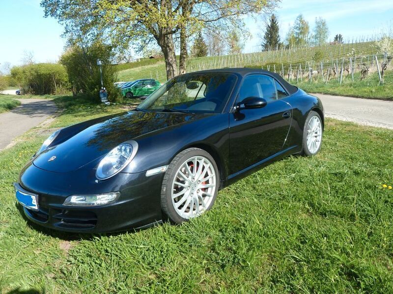 Schwarz Gebraucht 2006 Porsche 911 Carrera S Cabriolet Cabrio | 49.500 € (Superpreis) - Bild 1/4
