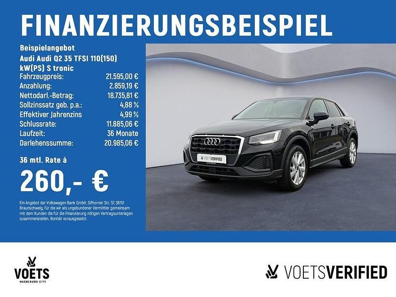 Gebraucht Audi Q2 150 PS (110 kW) 2022 Schwarz SUV