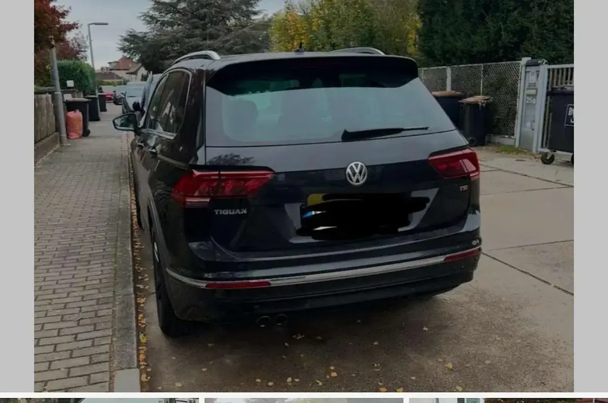 Gebraucht VW Tiguan R-line 150 PS (110 kW) 2017 Schwarz SUV