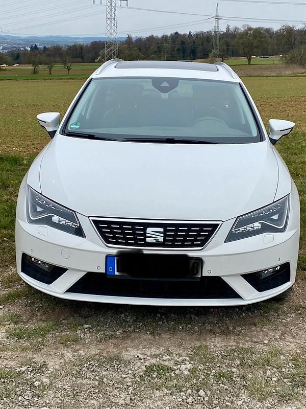 Usata Seat Leon 150 CV (110 kW) 2017 Bianco Station wagon