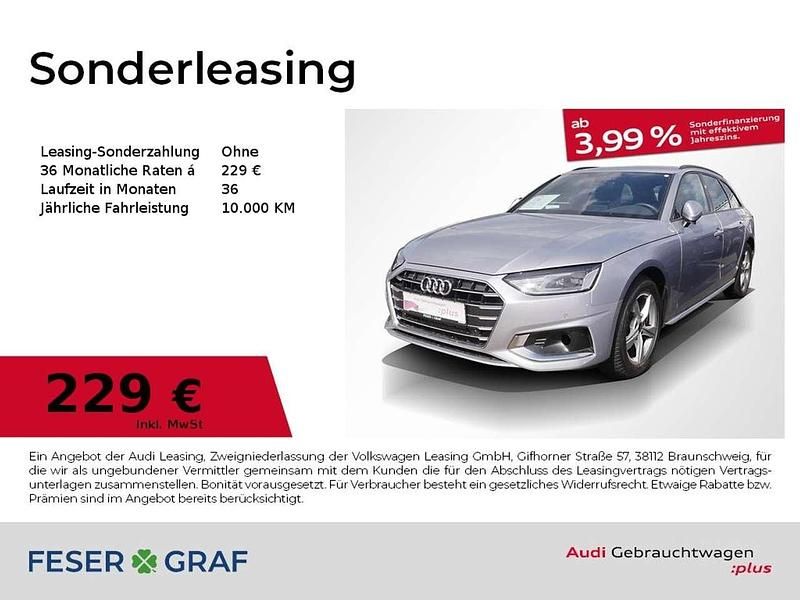 Florettsilber metallic Gebraucht 2024 Audi A4 Ambiente Kombi | 32.980 € (Fairer Preis) - Bild 1/2