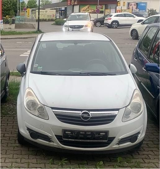 Weiß Gebraucht 2008 Opel Corsa Limousine | 1.000 € (Superpreis) - Bild 1/4