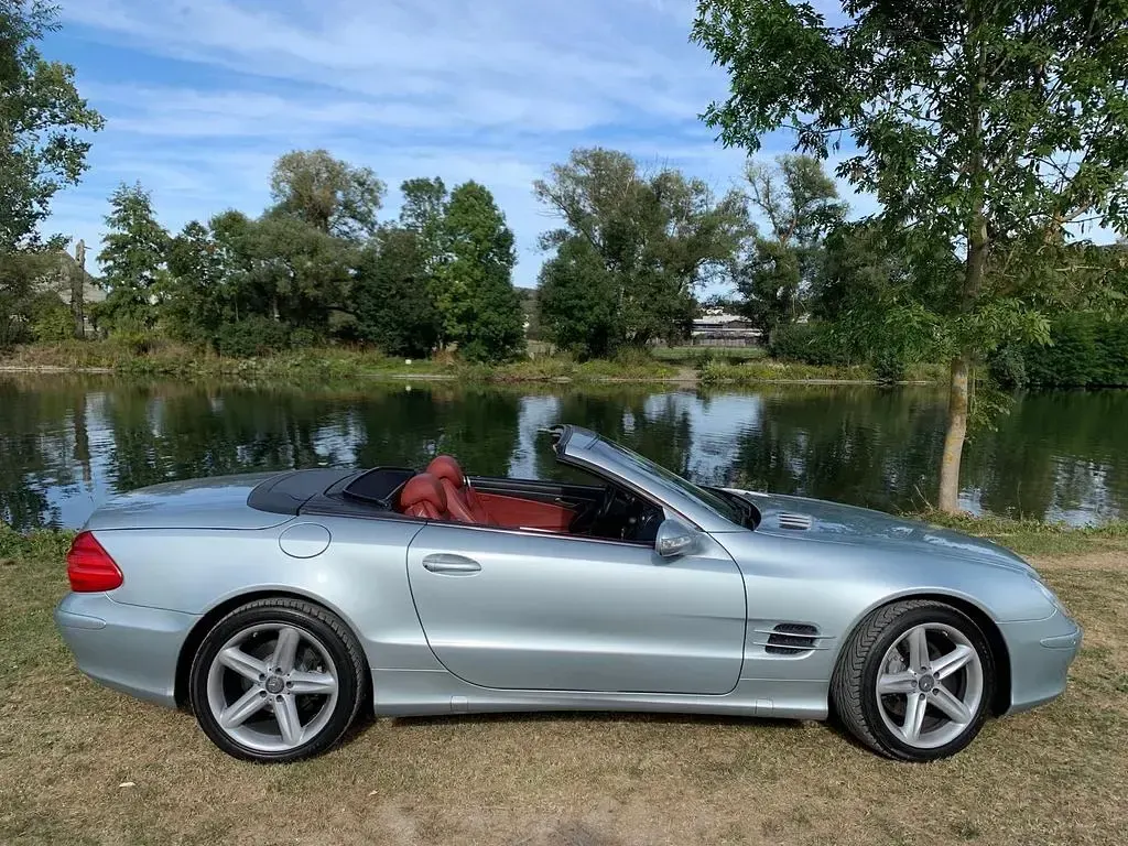 Gebraucht Mercedes SL500 306 PS (225 kW) 2002 Silber Cabrio