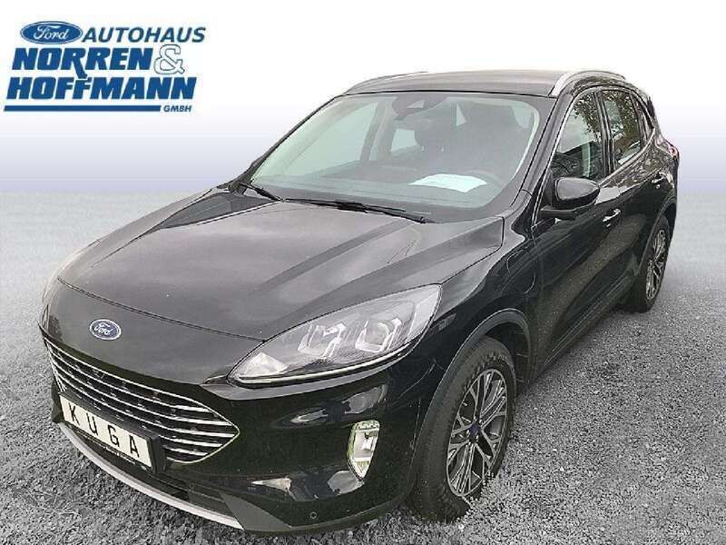 Obsidianschwarz metallic Gebraucht 2020 Ford Kuga Titanium SUV | 23.750 € (Fairer Preis) - Bild 1/4