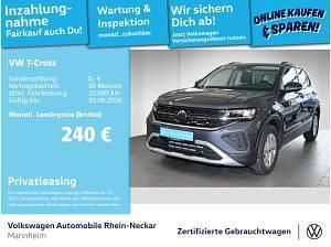 Gebraucht VW T-Cross Goal 116 PS (85 kW) 2025 Grau SUV