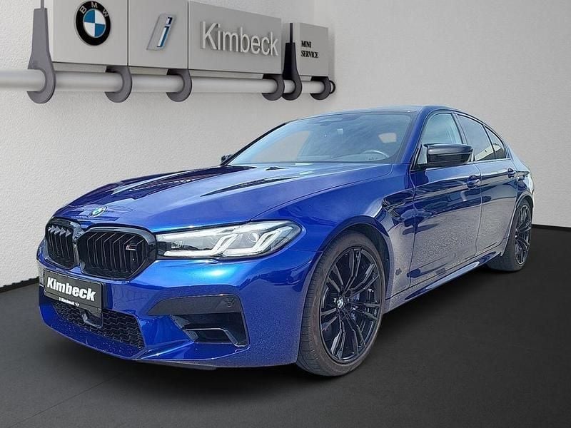 M marina bay blau metallic Gebraucht 2021 BMW M5 Competition Edition Limousine | 89.880 € (Teuer) - Bild 1/4