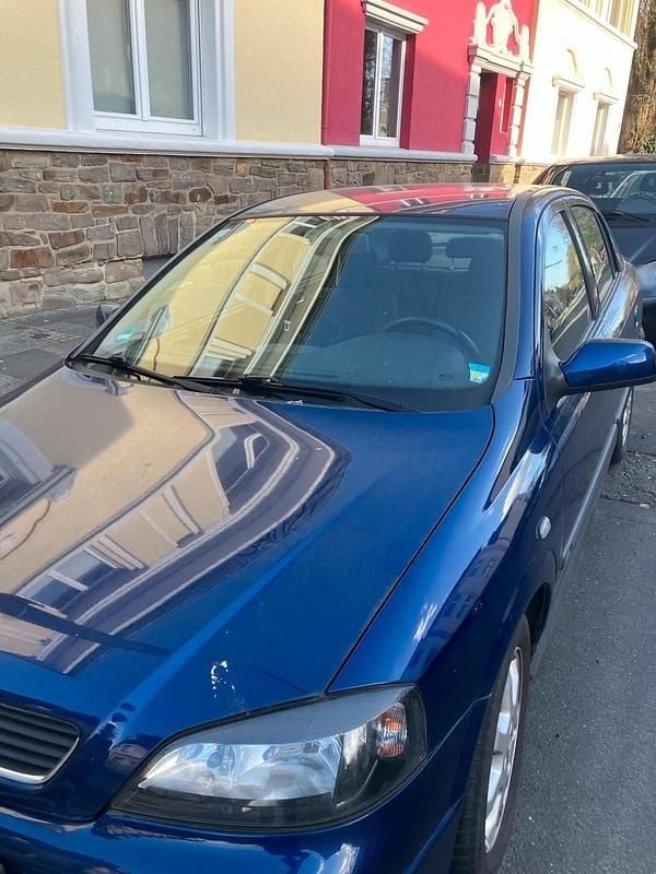 Gebraucht Opel Astra 100 PS (73 kW) 2003 Blau Coupé