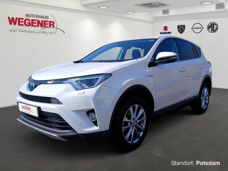 Super white 2 Gebraucht 2017 Toyota RAV4 Hybrid Edition-S SUV | 22.990 € (Fairer Preis) - Bild 1/4