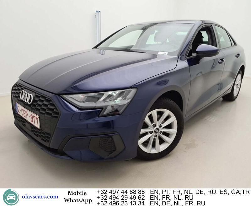 Blau Gebraucht 2022 Audi A3 Limousine | 17.787 € (Superpreis) - Bild 1/4