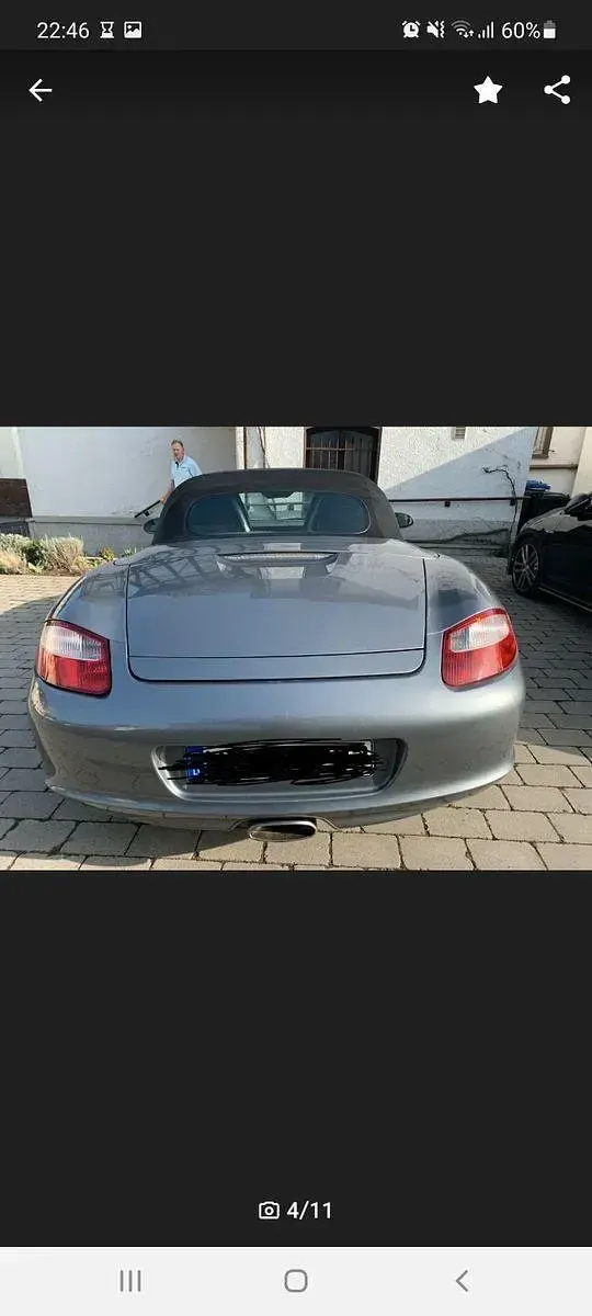 Begagnad Porsche Boxster 239 HK (175 kW) 2005 Silver Cab