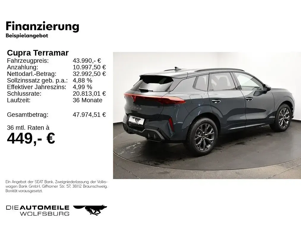 Gebraucht Cupra Terramar 150 PS (110 kW) 2026 Fiord blau SUV