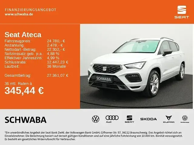 Gebraucht Seat Ateca 4Drive 190 PS (139 kW) 2020 Nevada weiß SUV
