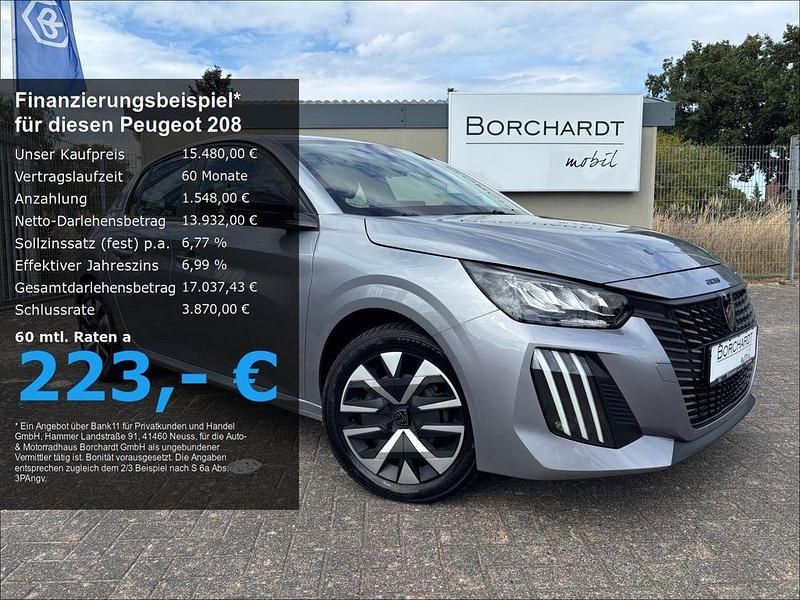Grau Gebraucht 2024 Peugeot 208 Active Kleinwagen | 15.480 € (Fairer Preis) - Bild 1/4