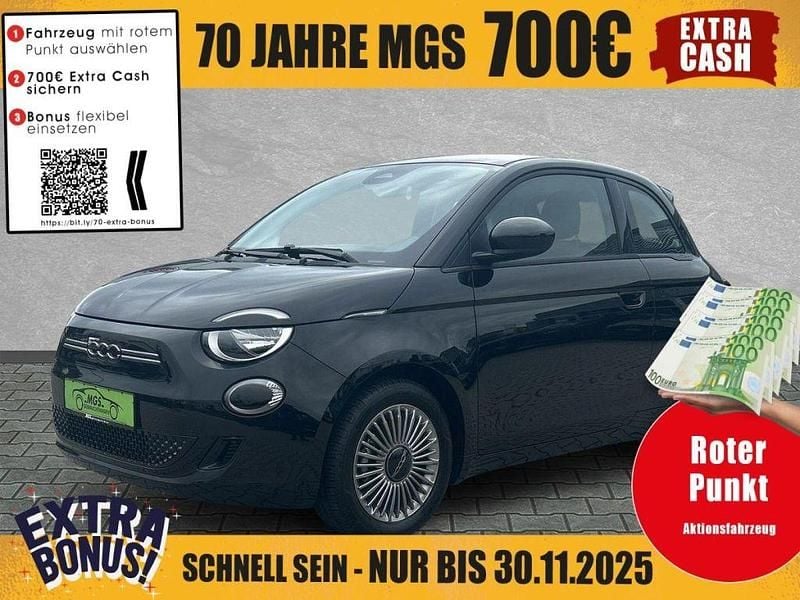 Onyx schwarz Gebraucht 2023 Fiat 500e Icon Limousine | 15.590 € (Guter Preis) - Bild 1/4
