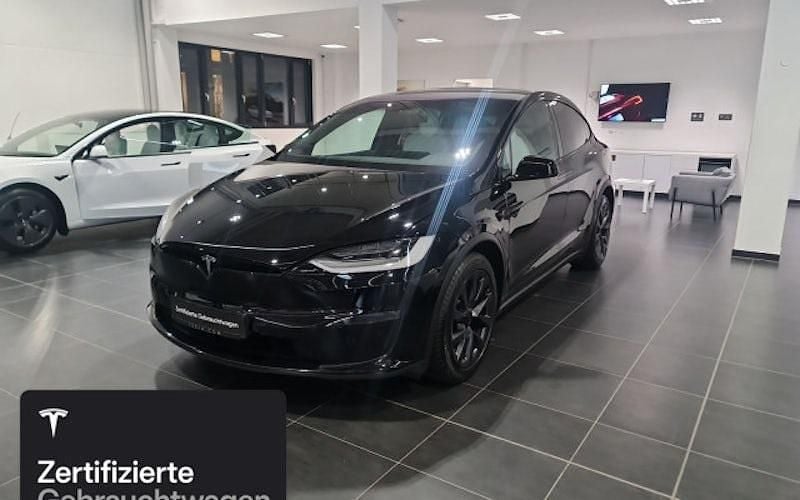 Schwarz Gebraucht 2024 Tesla Model X Plaid SUV | 80.600 € (Superpreis) - Bild 1/4