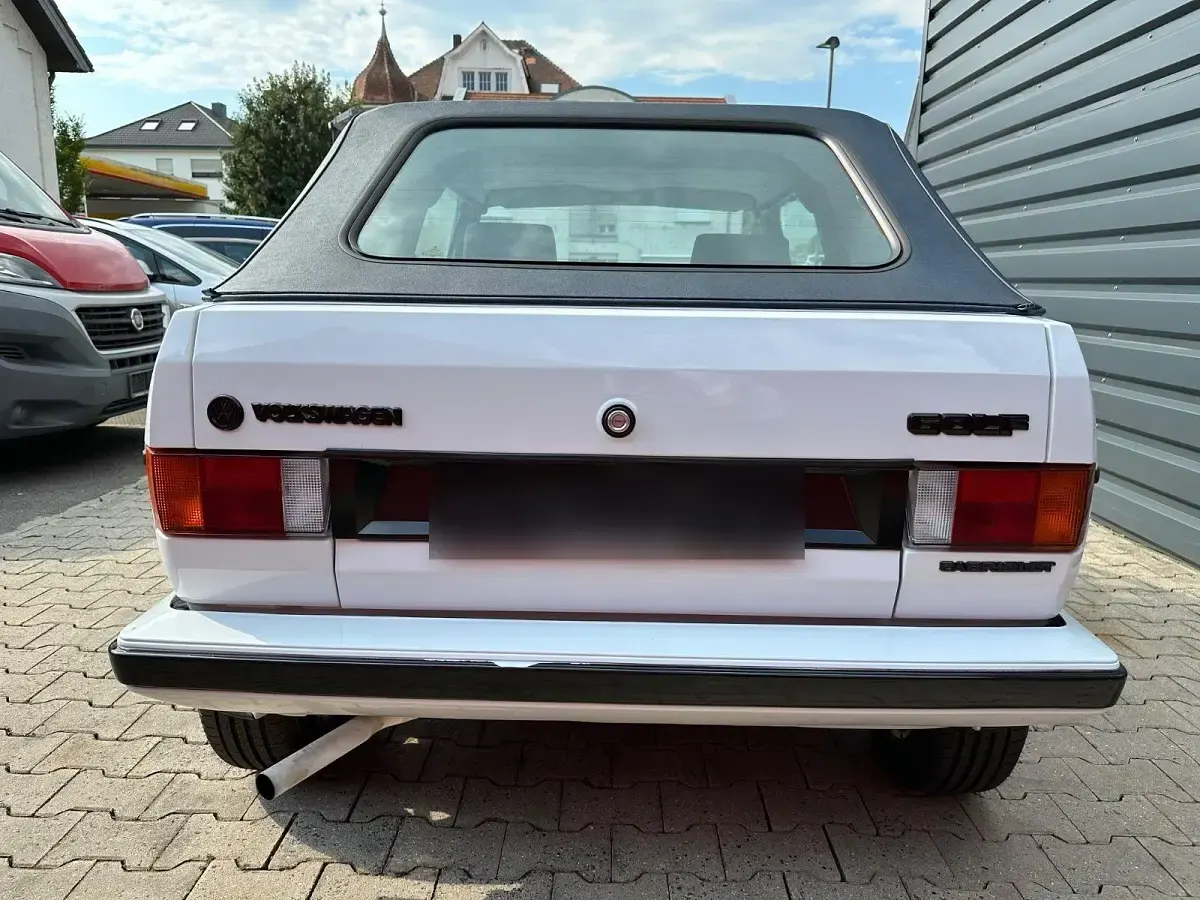 Gebraucht VW Golf Cabriolet 75 PS (55 kW) 1986 Weiß Cabrio
