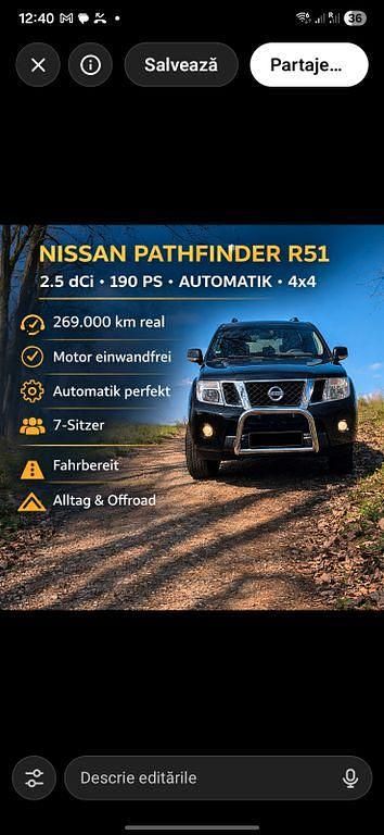 Gebraucht Nissan Pathfinder 190 PS (139 kW) 2011 Schwarz SUV