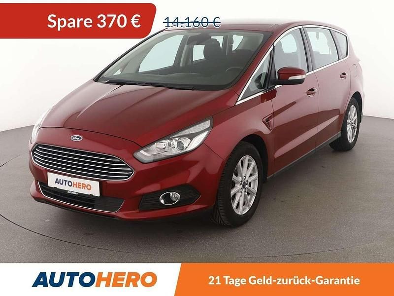 Rot Gebraucht 2016 Ford S-MAX Titanium Van / Kleinbus | 13.790 € (Fairer Preis) - Bild 1/3