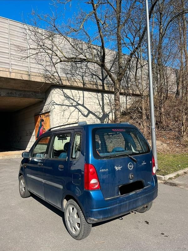 Gebraucht Opel Agila 75 PS (55 kW) 2003 Blau Van / Kleinbus