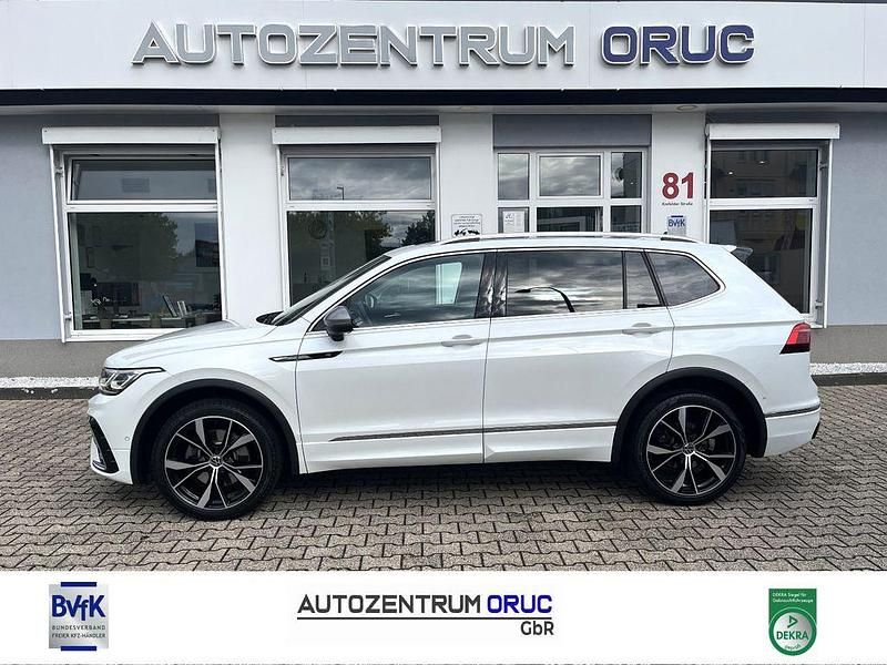 Weiß Gebraucht 2022 VW Tiguan Allspace R-line SUV | 29.980 € (Teuer) - Bild 1/4