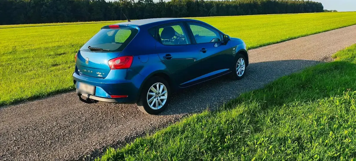 Gebraucht Seat Ibiza 85 PS (62 kW) 2014 Blau Kleinwagen