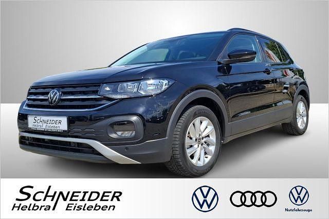 Deep black perleffekt (metallic) Gebraucht 2023 VW T-Cross Life SUV | 22.430 € (Guter Preis) - Bild 1/4