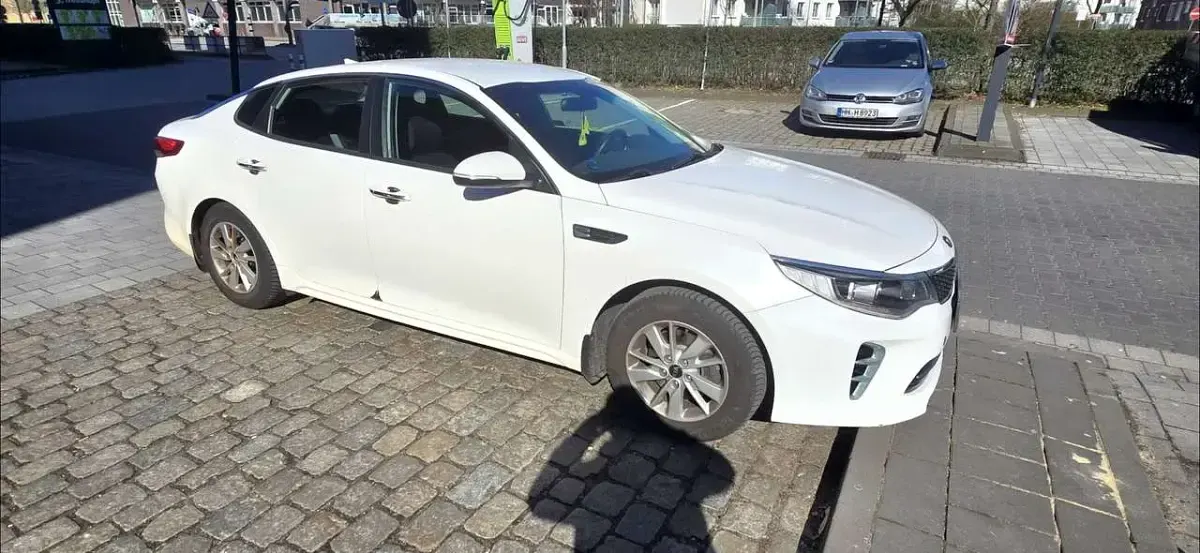 Gebraucht Kia Optima GT 245 PS (180 kW) 2018 Weiß Limousine