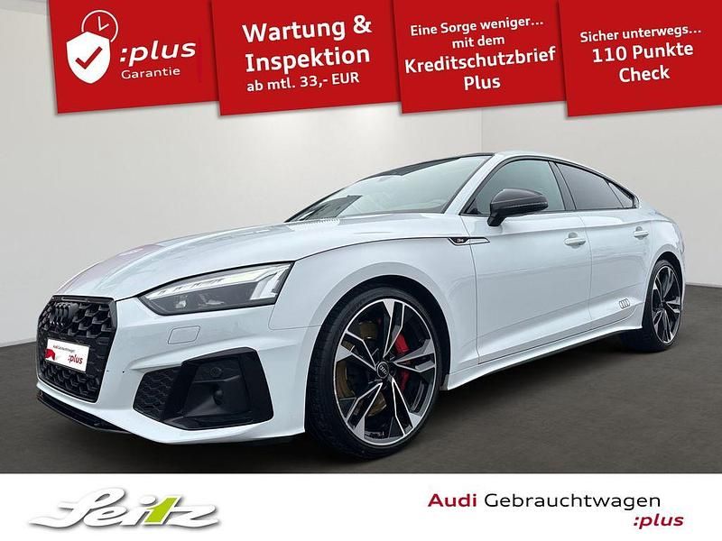 Gletscherweiß metallic Gebraucht 2023 Audi S5 Sportback Ambiente Kleinwagen | 51.290 € (Fairer Preis) - Bild 1/3